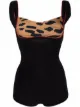 Image 1 of Atu Body Couture animal-print contrasting swimsuit
