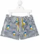 Image 1 of Mc2 Saint Barth Kids Donald stripe-pattern swim shorts