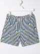 Image 2 of Mc2 Saint Barth Kids TEEN Donald stripe-print swim shorts