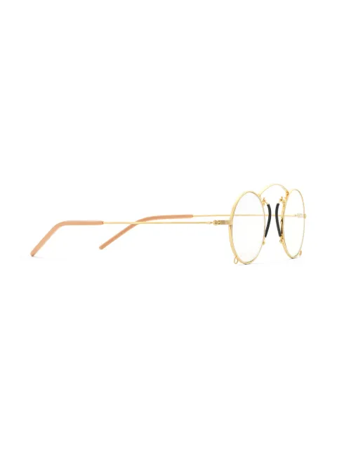 pince nez round frame glasses
