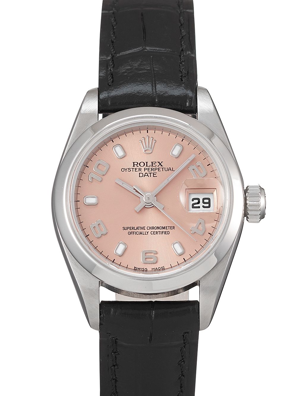 фото Rolex наручные часы oyster perpetual date pre-owned 26 мм 2001-го года