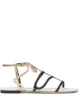 Image 1 of Jimmy Choo Vice colour-block flat sandals