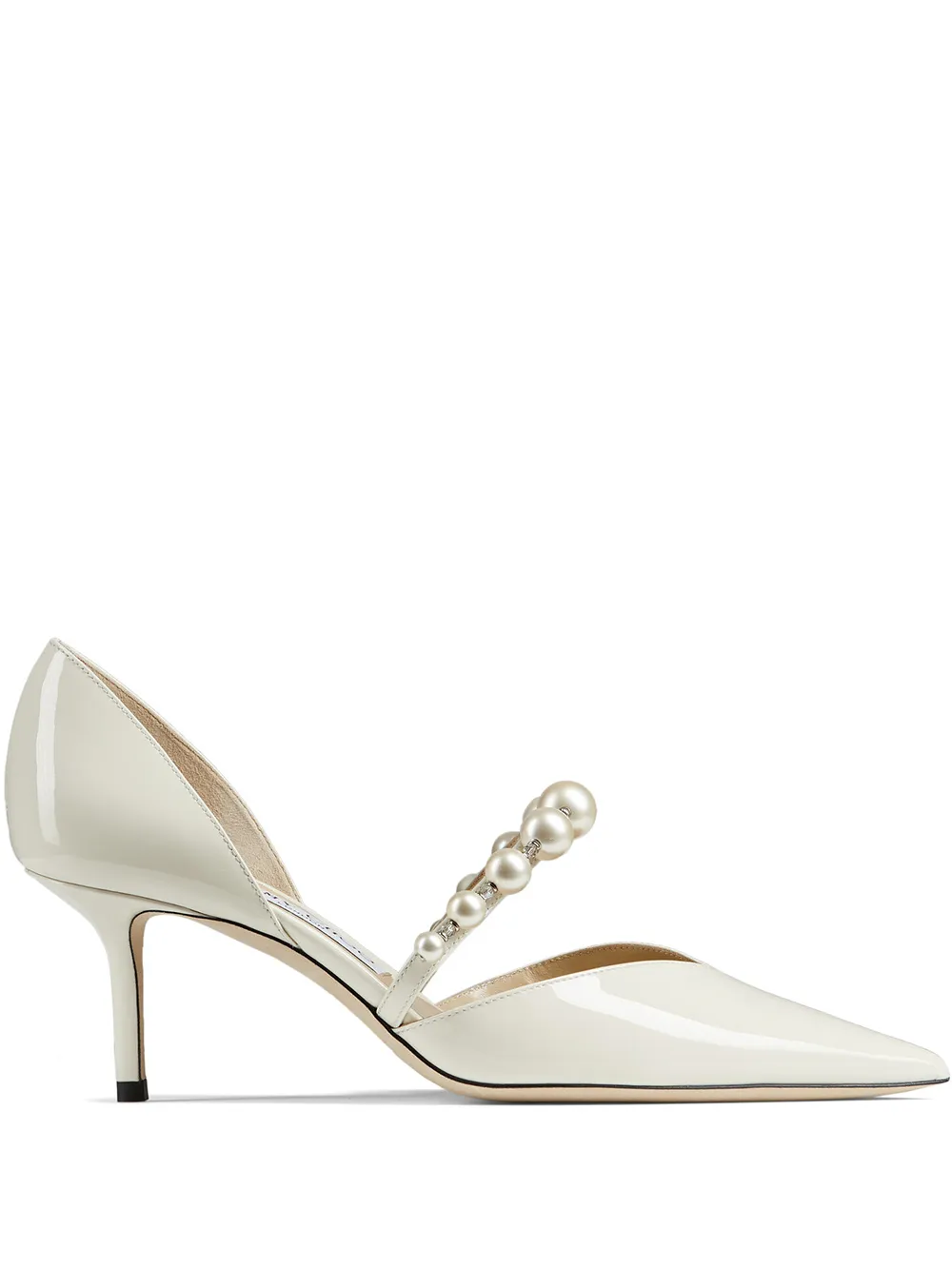 

Jimmy Choo zapatillas Aurelie con tacón de 65mm - Blanco