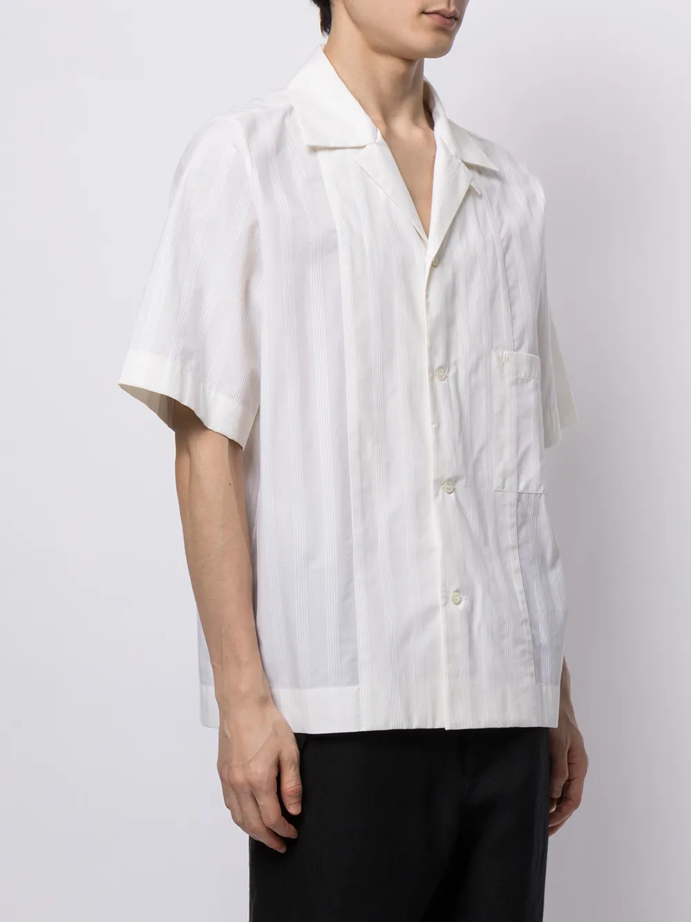 фото Maison margiela рубашка в полоску