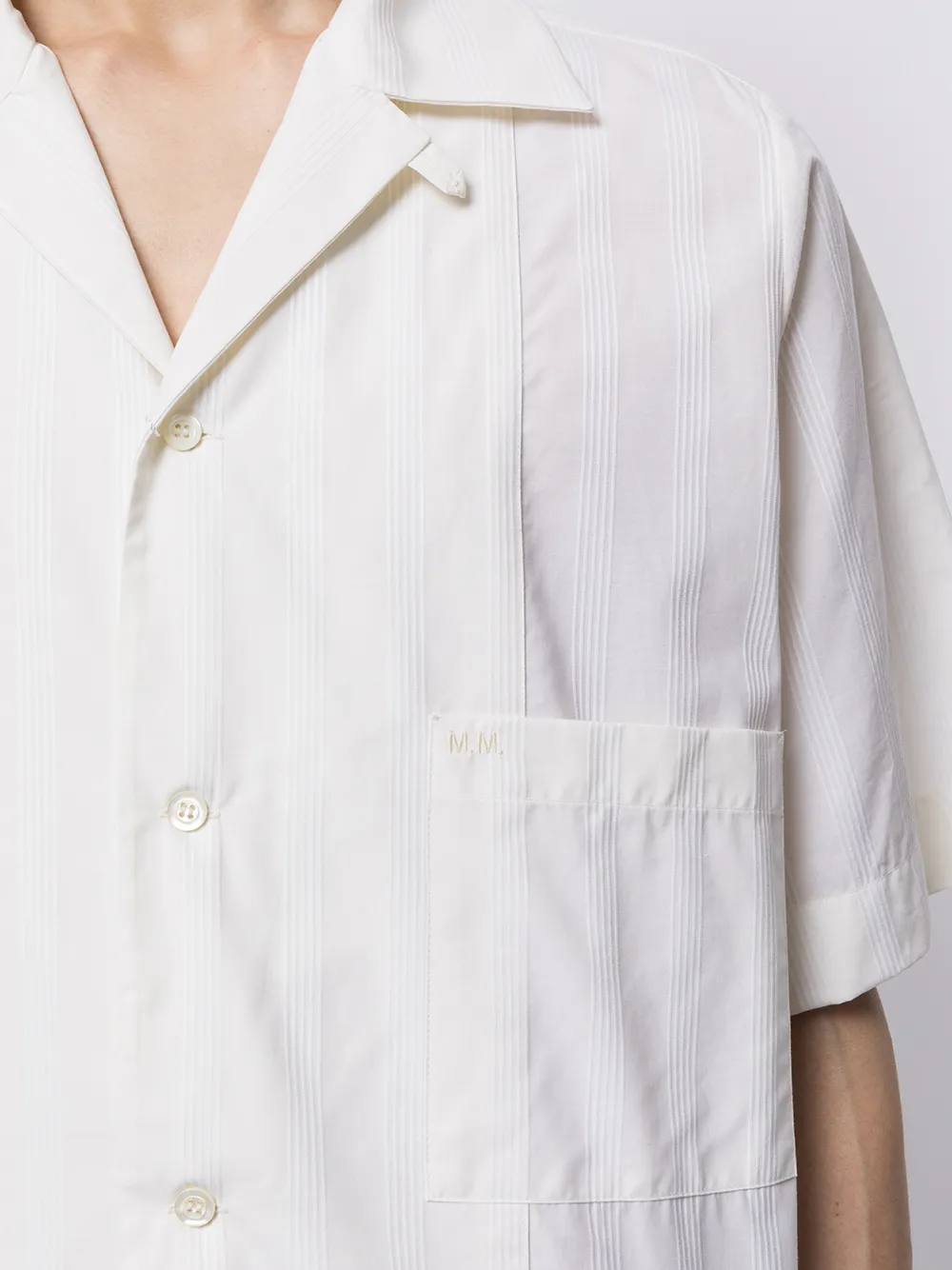 фото Maison margiela рубашка в полоску