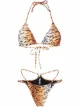 Image 1 of Reina Olga animal print two-piece bikini