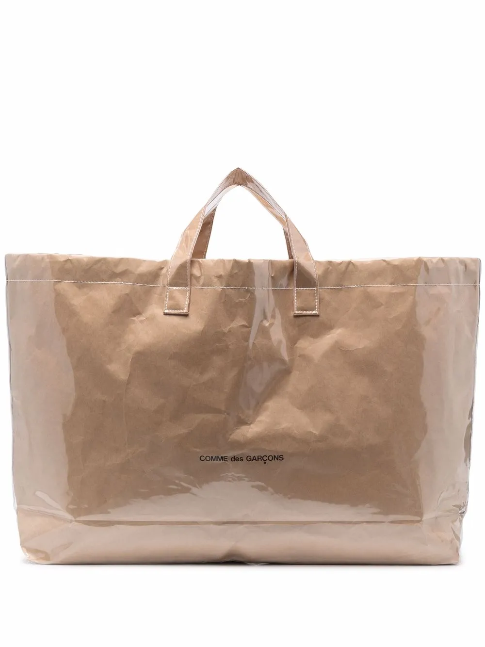 Comme des garcons paper plastic sale bag