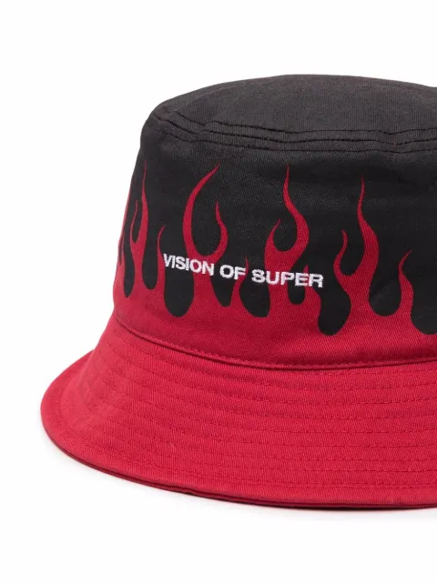 Flame logo-print Bucket Hat - Farfetch