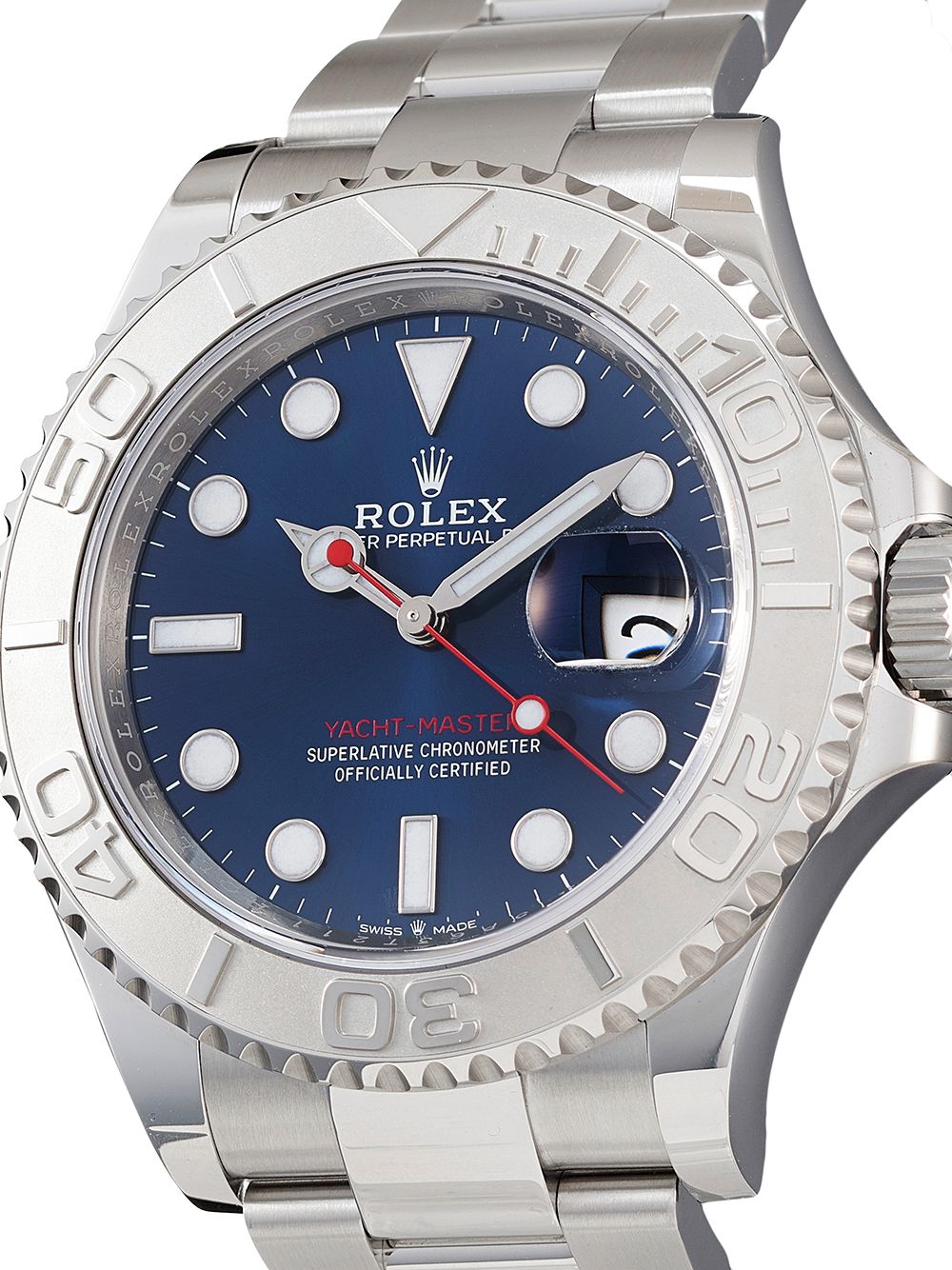 фото Rolex наручные часы yacht-master pre-owned 40 мм 2020-го года