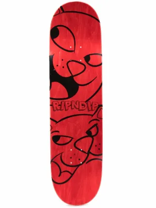skateboard deck monogram red