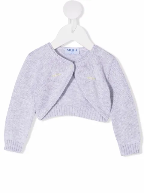 Siola embroidered knitted cardigan