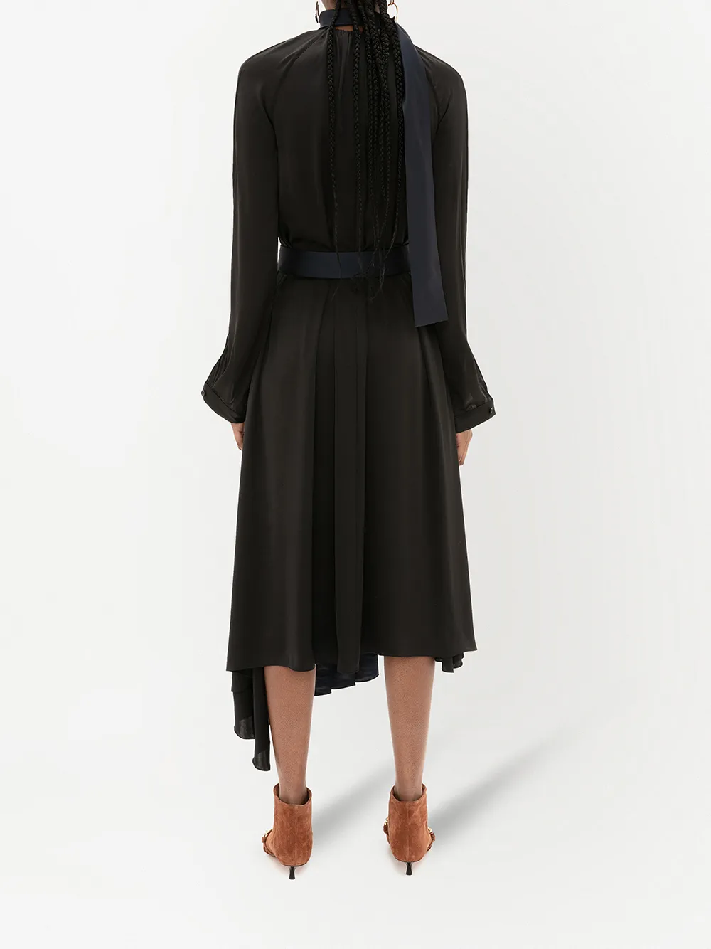фото Jw anderson платье с плиссировкой