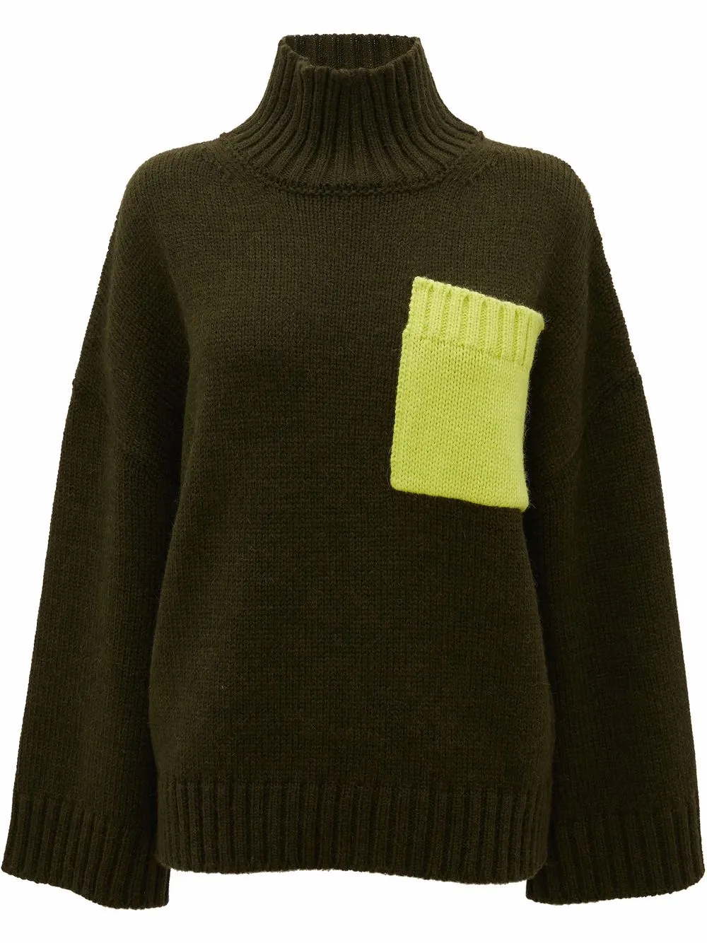 

JW Anderson suéter con bolsillo de parche - Verde