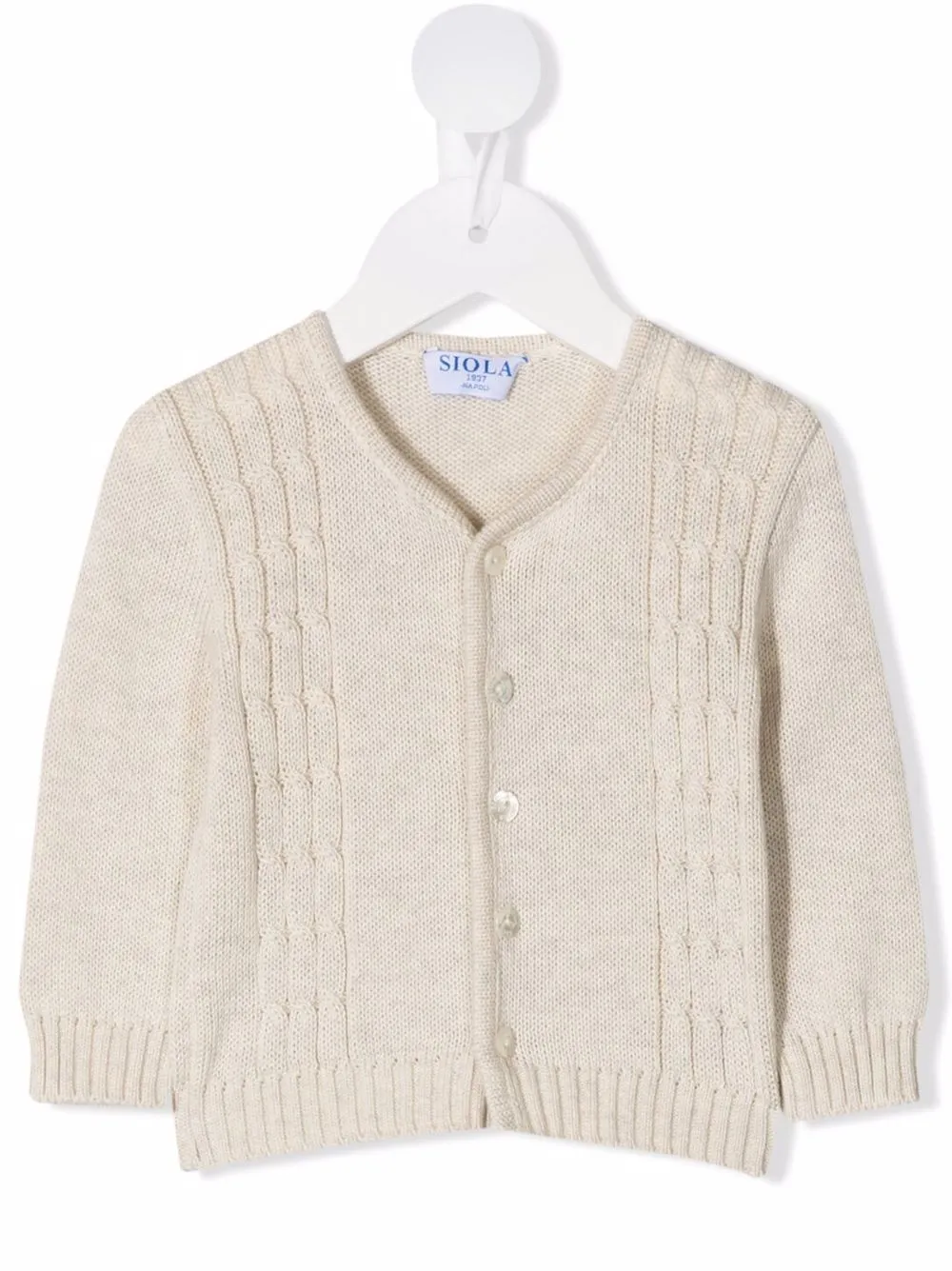 

Siola Manuel knitted cardigan - Neutrals