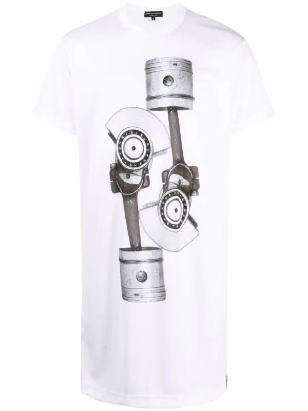 Homme Plus machinery print longline 