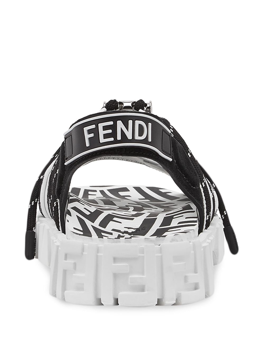 фото Fendi сандалии на массивной подошве с логотипом