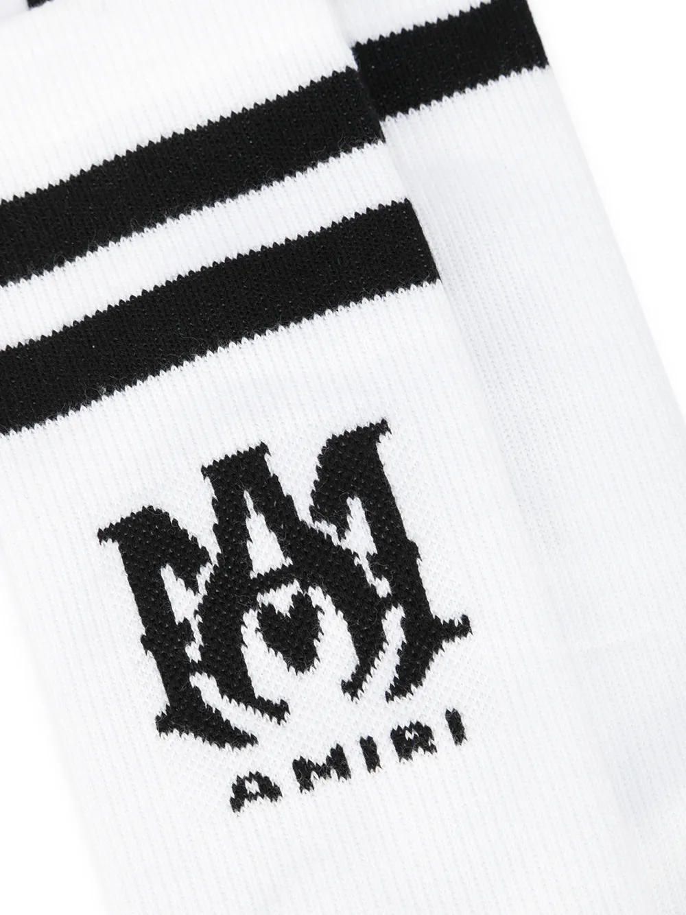 фото Amiri носки в рубчик с узором ma