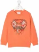 Image 1 of Kenzo Kids elephant motif logo sweatshirt