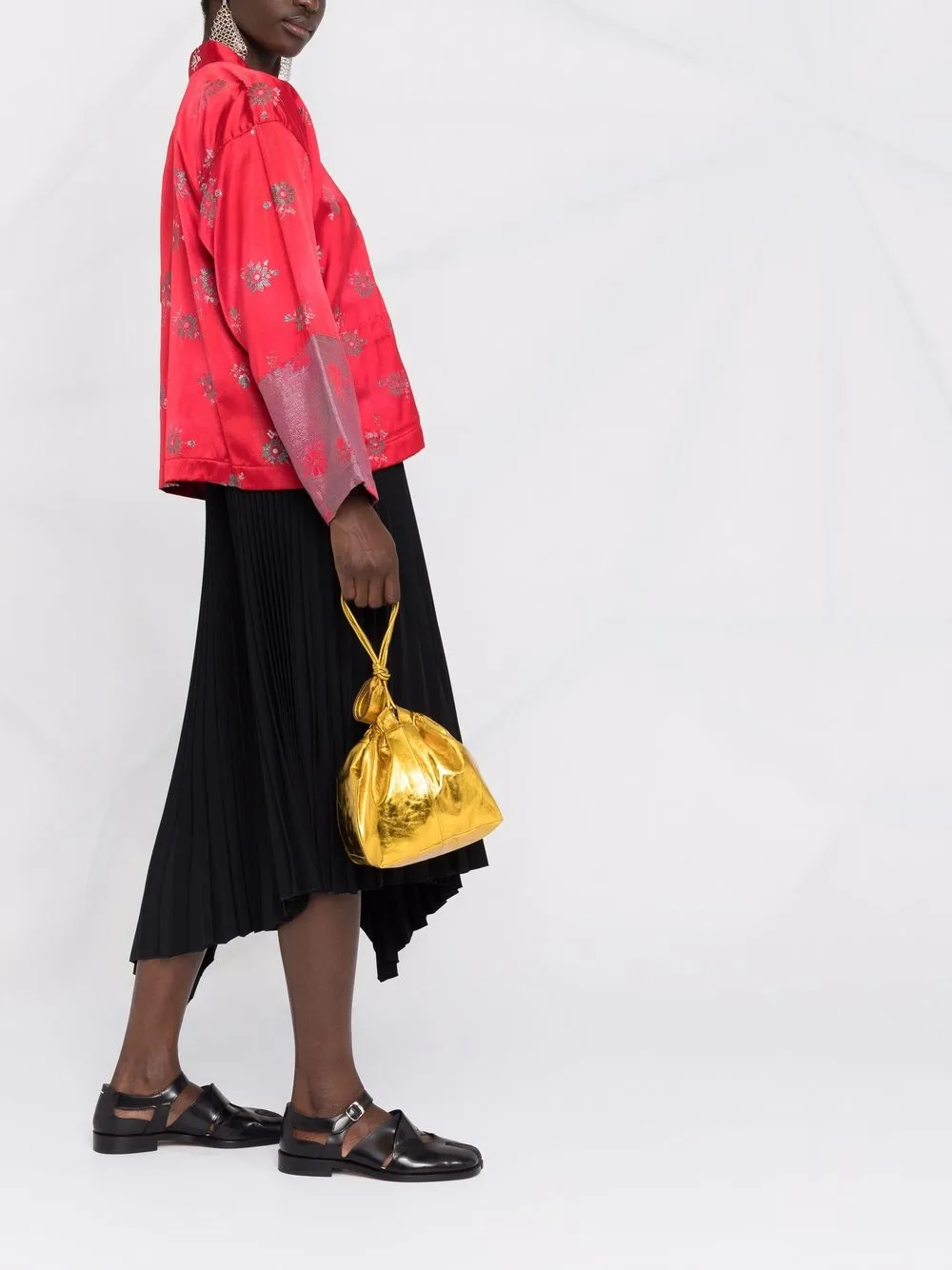 Comme Des Garçons Comme Des Garçons Metallic jack Rood