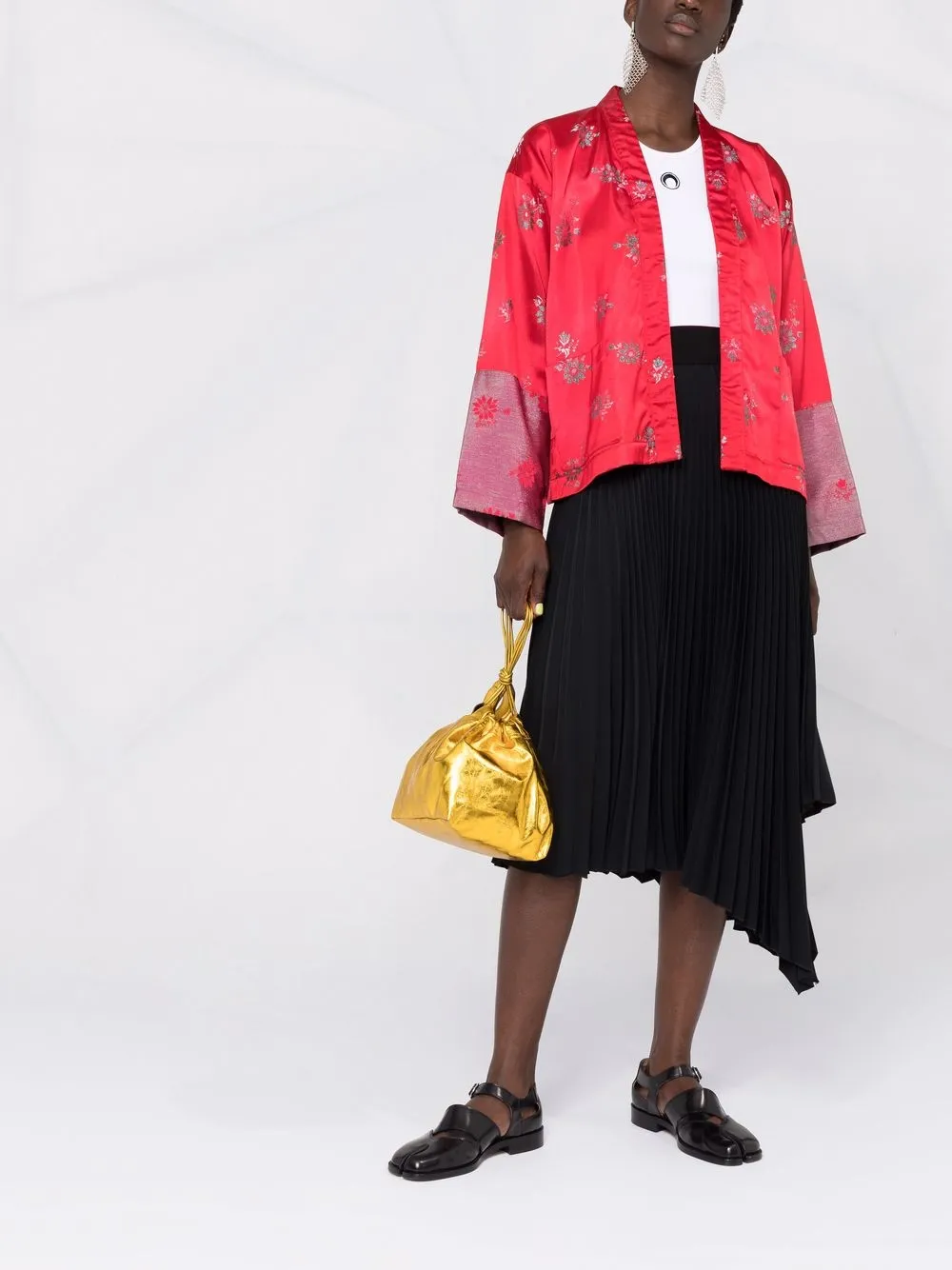 Comme Des Garçons Comme Des Garçons Metallic jack Rood