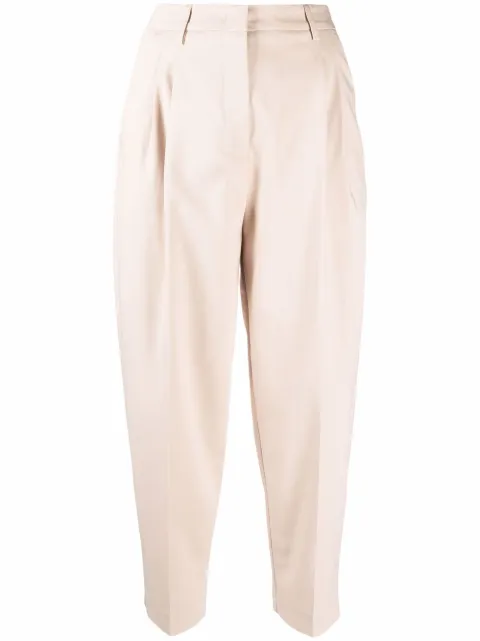 Blanca Vita high-waisted cropped trousers