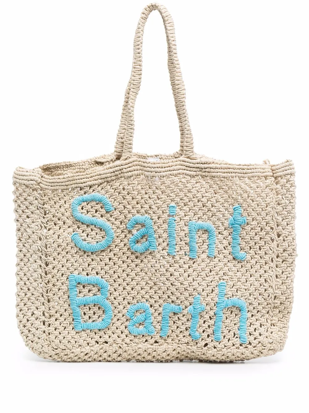 фото Mc2 saint barth сумка-тоут с вышитым логотипом