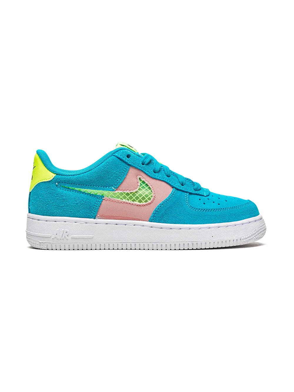 Shop Nike Air Force 1 Lv8 (gs) Sneakers In 蓝色