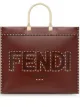 Image 1 of Fendi Sunshine stitch detailing tote bag