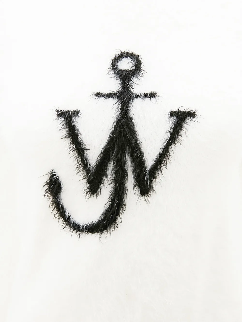 Jw Anderson Women Maglia Con Intarsio Logo In 白色