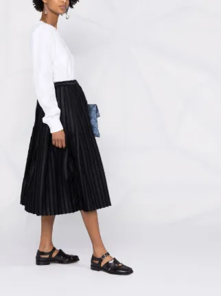 pleated midi-skirt展示图