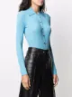 Dodo Bar Or ribbed-knit open-back bodysuit