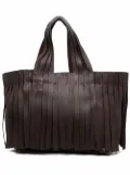 Valentino Garavani fringed tote bag - Brown