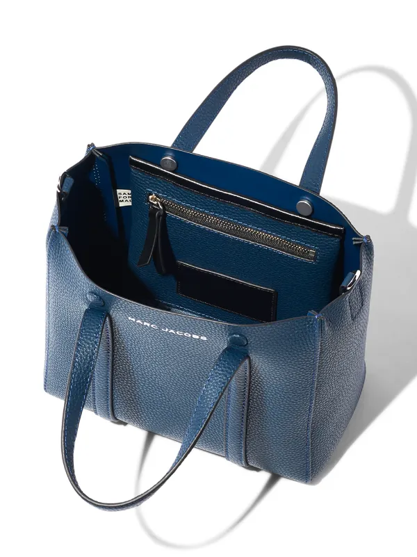 marc jacobs mini leather logo shopper tote