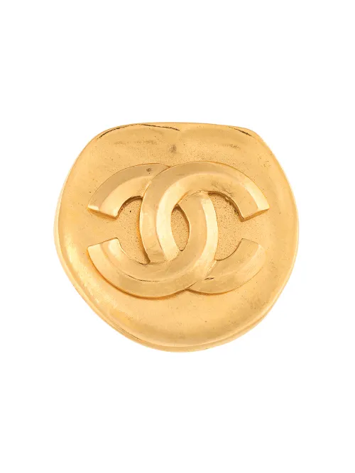 Broche à logo CC (1996) - CHANEL Pre-Owned - Modalova