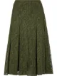 Image 1 of Fendi FF-embroidered pleated skirt