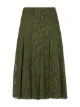 Image 2 of Fendi FF-embroidered pleated skirt