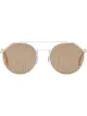 Image 1 of Fendi Eyewear round-frame monogram sunglasses
