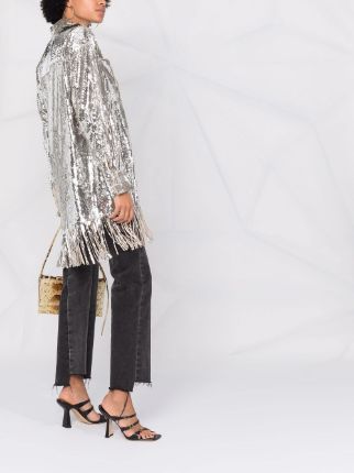 fringed sequin-embellished jacket展示图