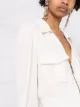 Pinko blouse crop à fermeture zippée