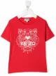 Image 1 of Kenzo Kids logo crew-neck T-shirt