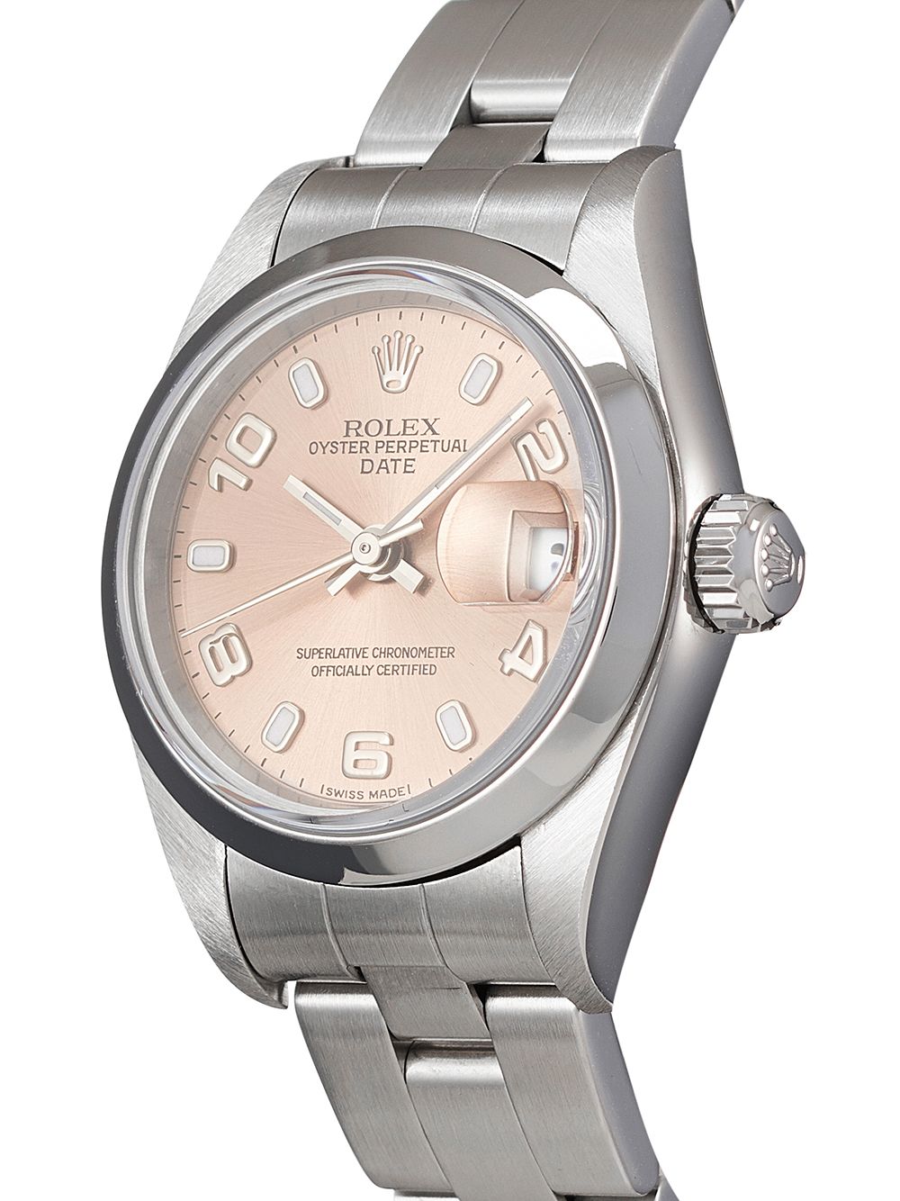 фото Rolex наручные часы oyster perpetual date pre-owned 26 мм 2000-х годов