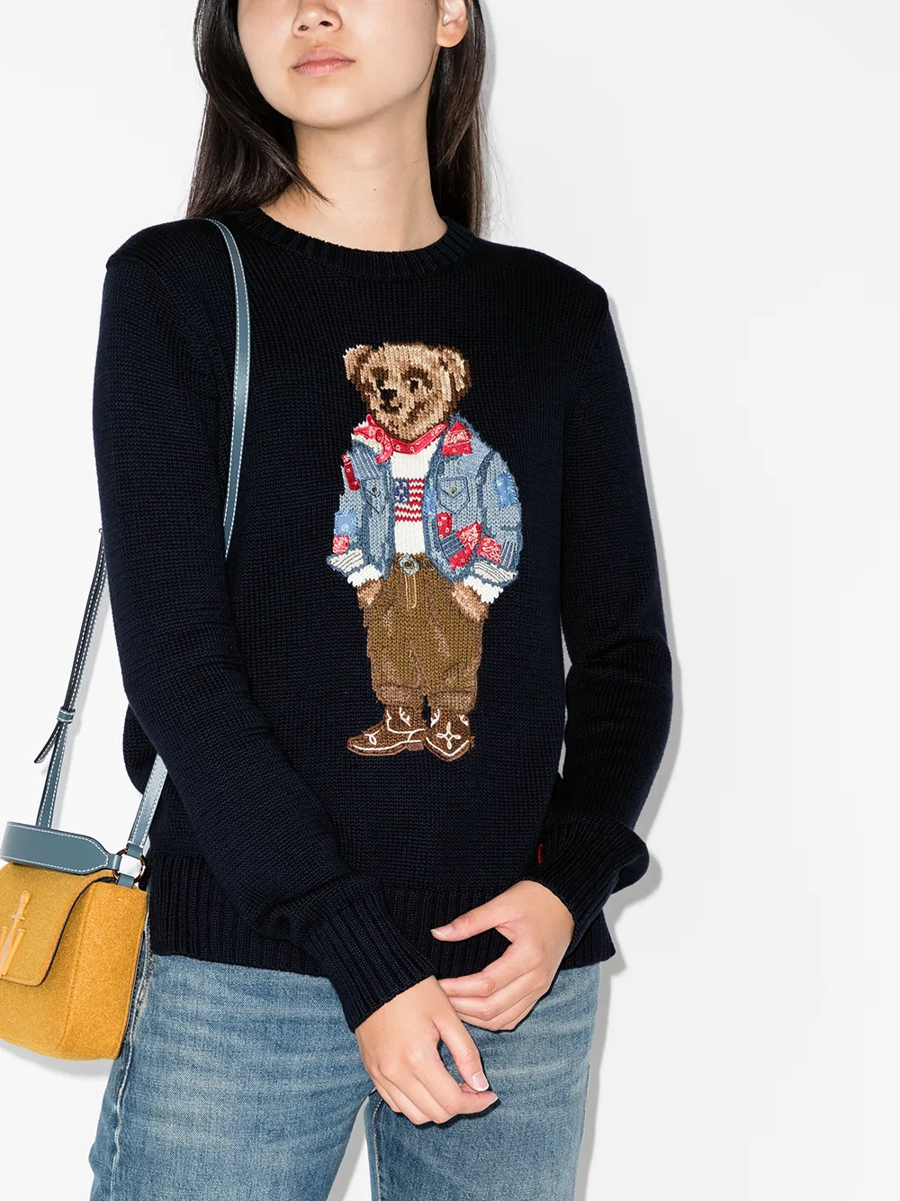 Image 2 of Polo Ralph Lauren Polo Bear crew-neck jumper