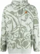Image 1 of Kenzo abstract-pattern drawstring hoodie