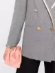 Pinko Rachel Blazer mit Mikro-Hahnentrittmuster