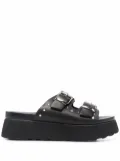 Cult studded flatform slides - Black