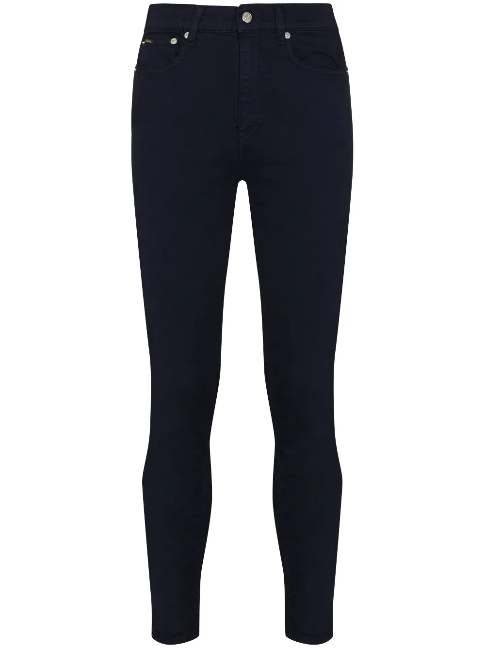 Image 1 of Polo Ralph Lauren skinny contrast logo jeans