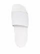 Cult embossed open-toe slides