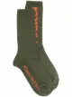 Image 1 of Alexander McQueen logo-intarsia ribbed socks