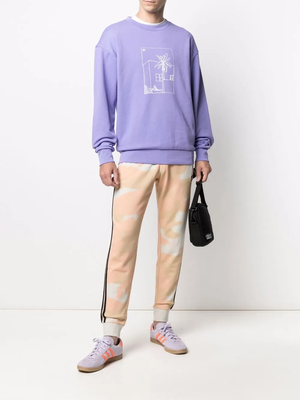 фото Adidas толстовка с принтом