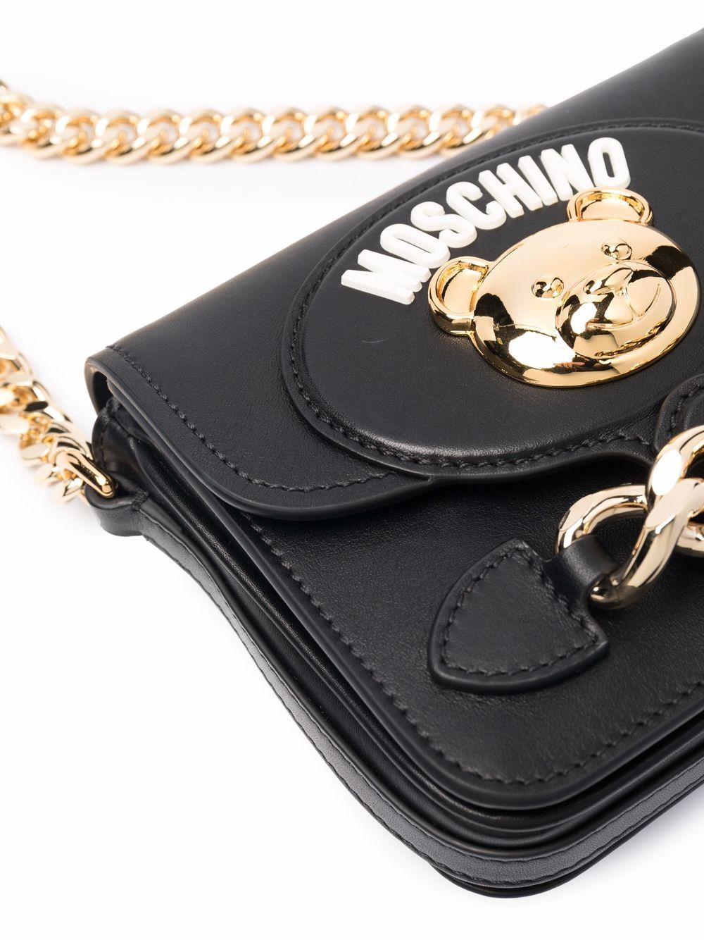 фото Moschino сумка через плечо с логотипом